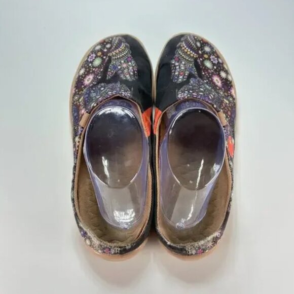 UIN Shoes Pray for Goodness Canvas Slip On Walking Loafers Women's Size 10.5 - Picture 5 of 6